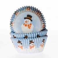 Cake cups Sneeuwpop