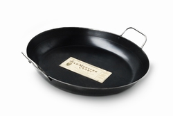 Paella pan staal