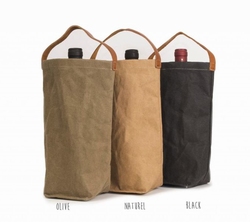 UASHMAMA Wine Bag Black