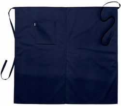 Sloof met split en zak - Navy