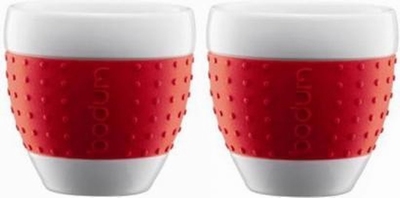 BODUM PAVINA Mokken 80 ml - Rood