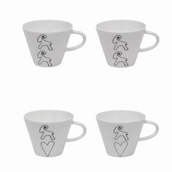 MANSES Espresso kopjes set/4