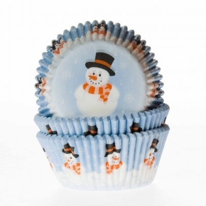 Cake cups Sneeuwpop