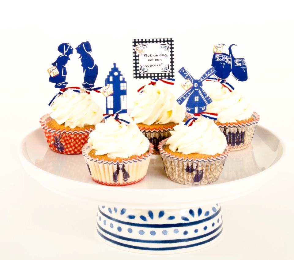 Cupcake Set Hollandse Huisjes