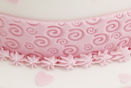 Fondant Patroonroller Krullen