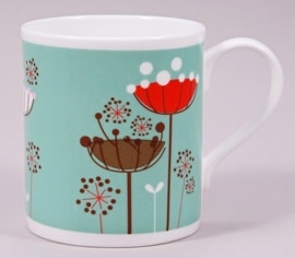 ISAK mok Flower Zeegroen