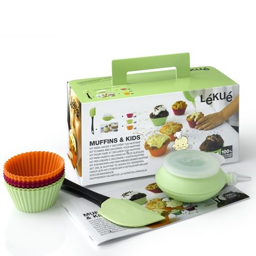 LEKUE Muffin & Kids Set