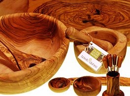 PURE OLIVE WOOD Schaal wijd