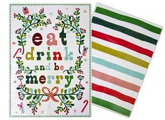 Theedoek Bright Xmas set/2