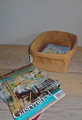 UASHMAMA Magazine Bag Naturel