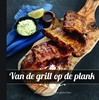 Van de grill op de plank