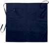 Sloof met split en zak - Navy