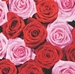 Servetten Pink & Red Roses